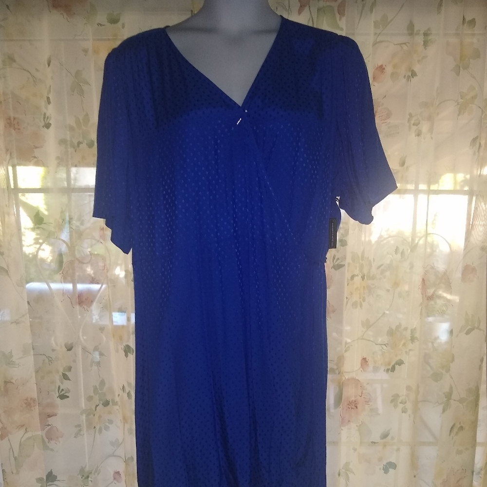 NWT Leith Royal Blue Colored Dress